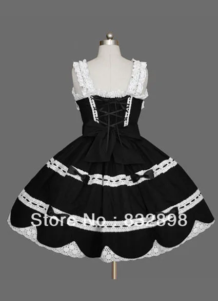 Sweet Princess Black Sweet Lolita Dress Sleeveless