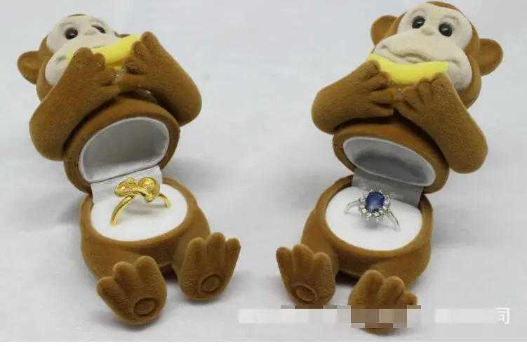 20pcs/lot Cute Monkey Design Jewelry Storage Holder Monkey Ring Earring Pendant Oragnizer Jewelry Gift
20pcs/lot Cute Monkey Design Jewelry Storage Holder Monkey Ring Earring Pendant Oragnizer Jewelry Gift