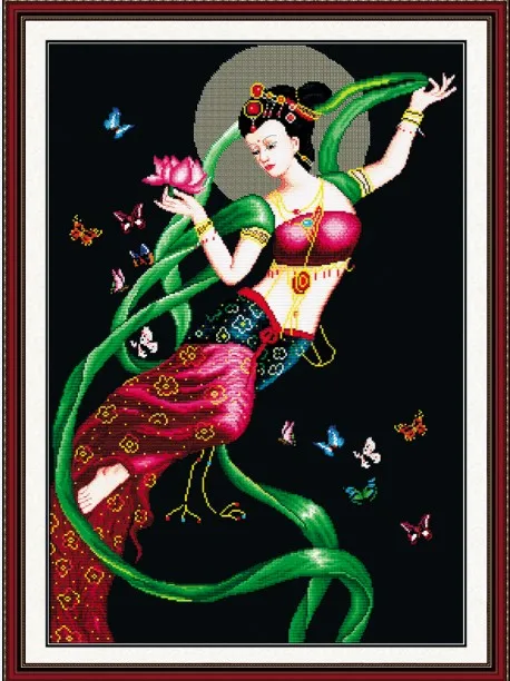 Light dance drama butterfly cross stitch kit people 18ct 14ct 11ct count print canvas stitches embroidery DIY handmade
Light dance drama butterfly cross stitch kit people 18ct 14ct 11ct count print canvas stitches embroidery DIY handmade