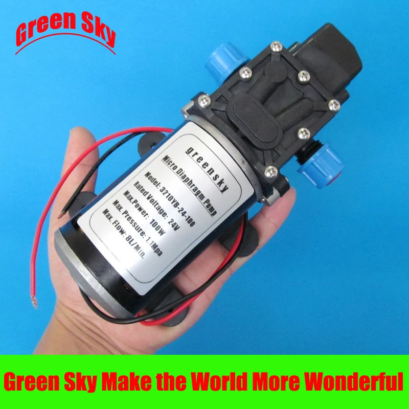 8L/Min 100W car washing,medical,chemical equipment,lawn and garden irrigation use water pump diaphragm pump 24v
8L/Min 100W car washing,medical,chemical equipment,lawn and garden irrigation use water pump diaphragm pump 24v