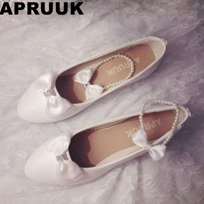 Bow wedding shoes woman white satin bowtie butterfly-knot bridal flats shoe ankle beading anklet sweet ladies party dress shoe
Bow wedding shoes woman white satin bowtie butterfly-knot bridal flats shoe ankle beading anklet sweet ladies party dress shoe