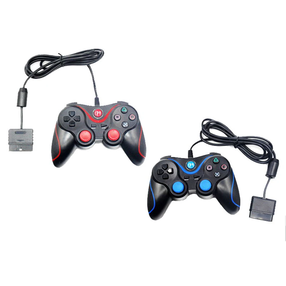 

Высококачественный проводной игровой контроллер, геймпад для Sony, для PS2, контроллер, джойстик для PlayStation 2