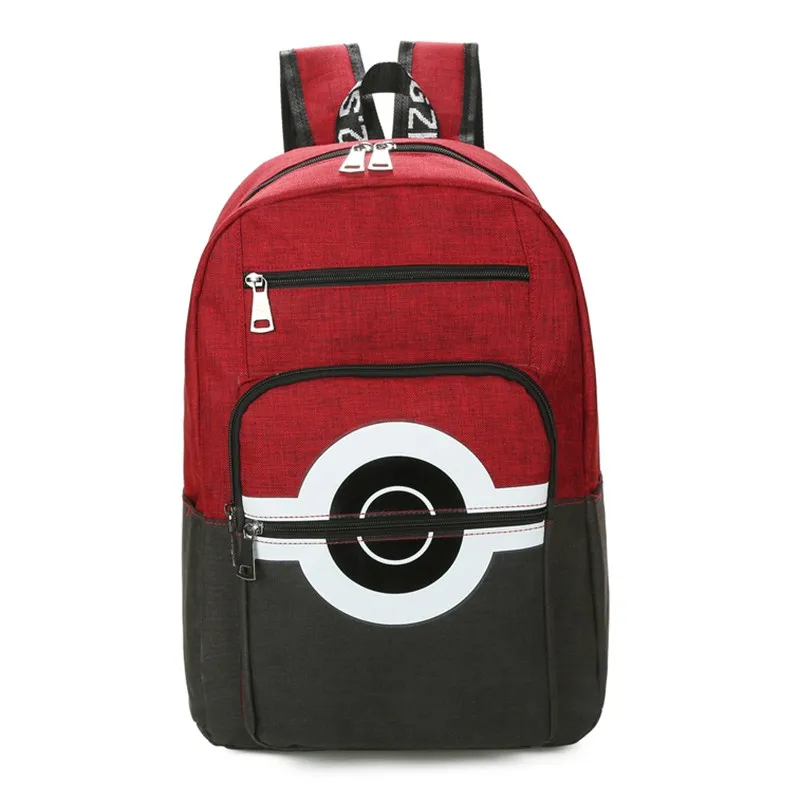 Рюкзак Pokemon для женщин и мужчин 5 цветов аниме Ball школьные сумки Mochila|Мужские