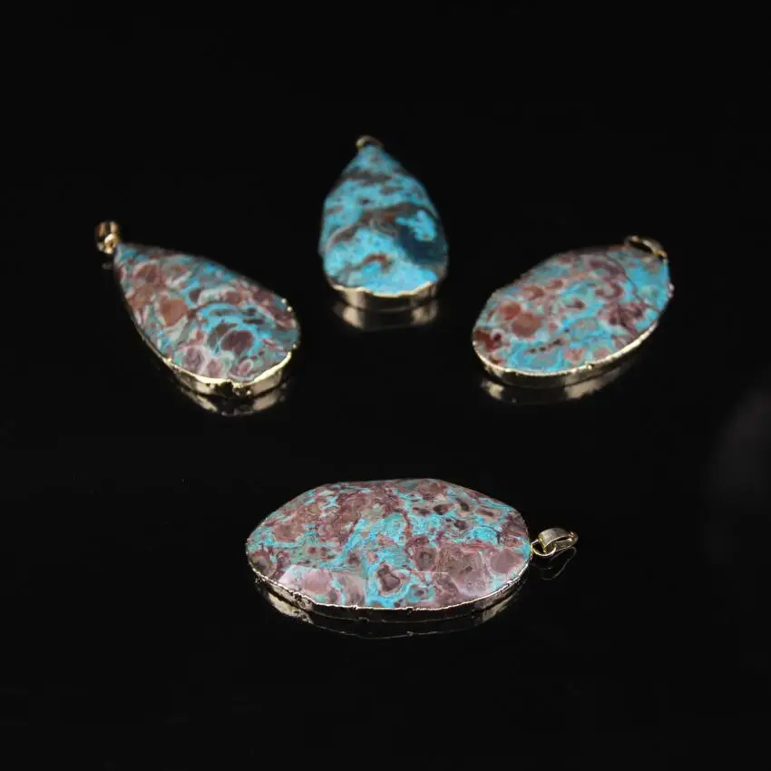 Natural Ocean Agates Faceted Slice Slab Pendant,Gold Edges Raw Sea Sediment Jaspers bead,Freeform Gems Cut Nugget Necklaces
Natural Ocean Agates Faceted Slice Slab Pendant,Gold Edges Raw Sea Sediment Jaspers bead,Freeform Gems Cut Nugget Necklaces