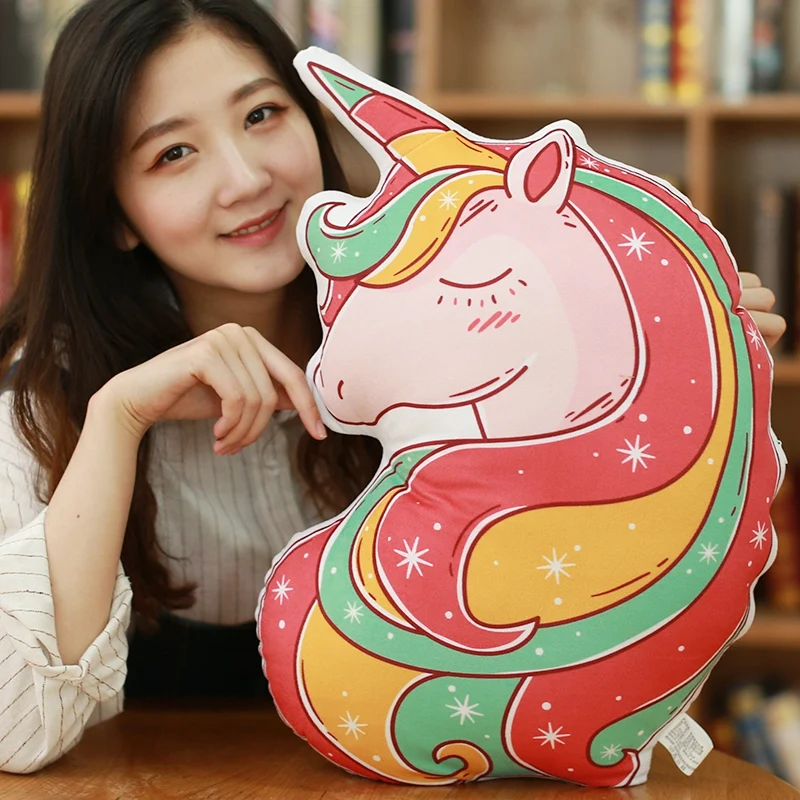 48cm Color creative unicorn plush pillows, creative unicorn sofa cushions, baby bedroom decorations
48cm Color creative unicorn plush pillows, creative unicorn sofa cushions, baby bedroom decorations