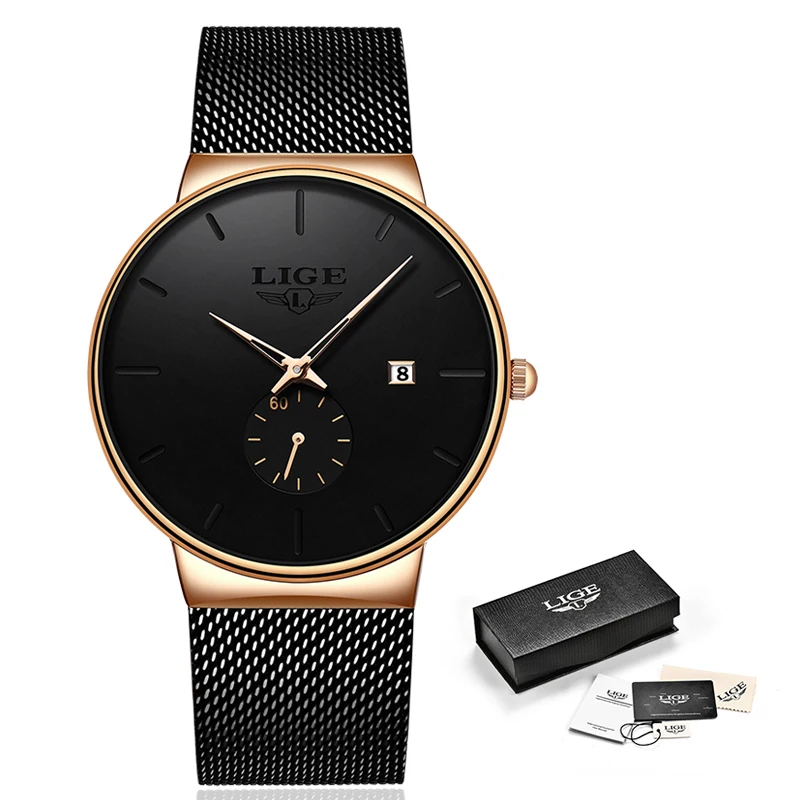 2019 New LIGE Mens Watches Casual Fashion Gift Men Watch Business Waterproof Quartz Watch Full Steel Clock Relogio Masculino+Box
2019 New LIGE Mens Watches Casual Fashion Gift Men Watch Business Waterproof Quartz Watch Full Steel Clock Relogio Masculino+Box