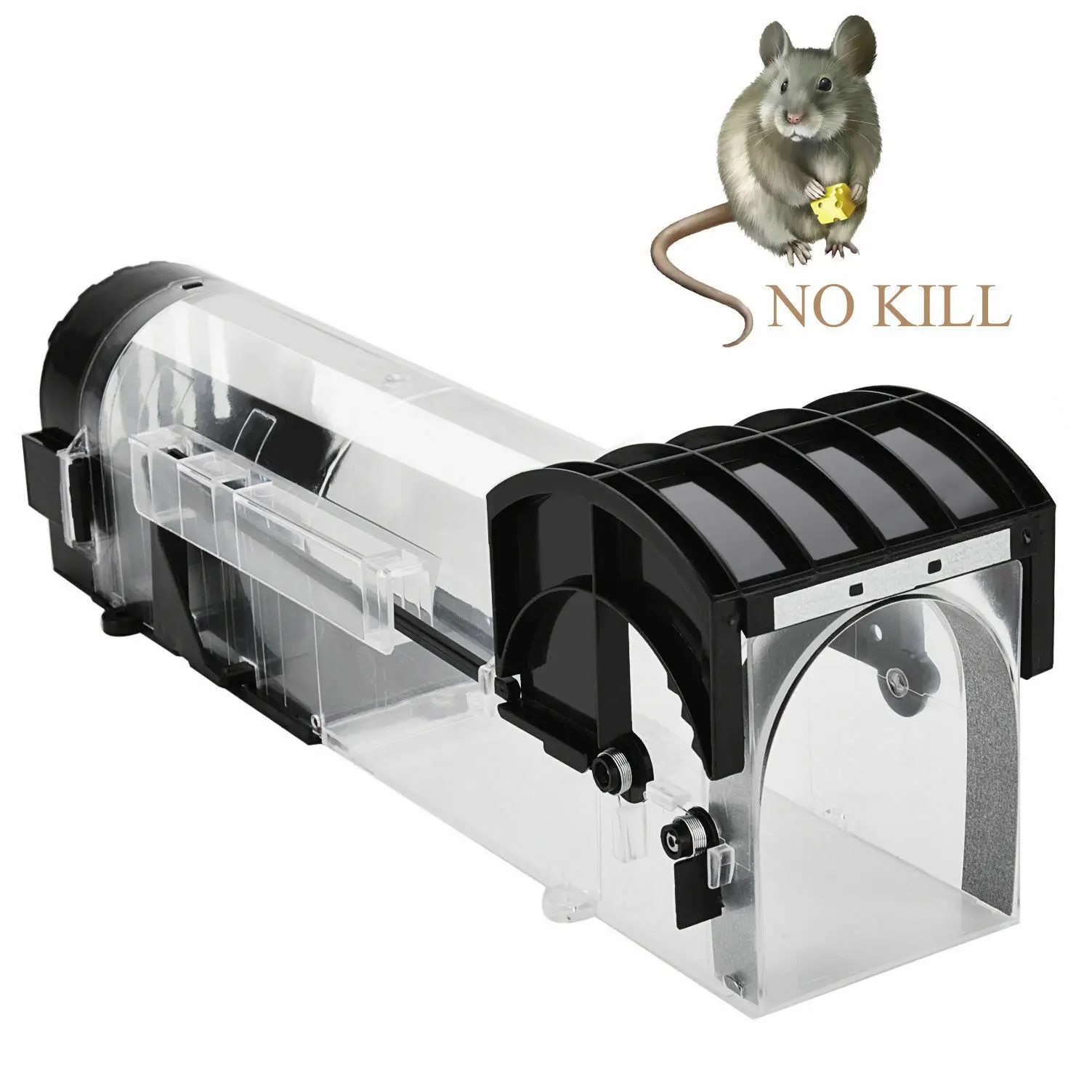 Reusable Smart Mouse Trap Humane Clear Plastic No Kill Rodents Catcher Mice Piege Rat Live Trap for Indoor Outdoor Pest Control
Reusable Smart Mouse Trap Humane Clear Plastic No Kill Rodents Catcher Mice Piege Rat Live Trap for Indoor Outdoor Pest Control