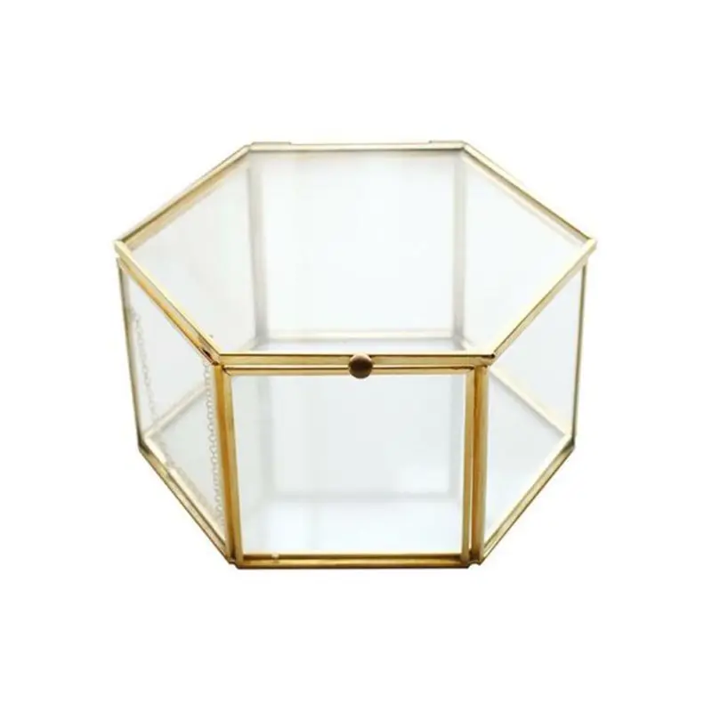 Geometrical Clear Glass Jewelry Box Jewelry Organize Holder Tabletop Succulent Plants Container Home Jewelry Storage
Geometrical Clear Glass Jewelry Box Jewelry Organize Holder Tabletop Succulent Plants Container Home Jewelry Storage