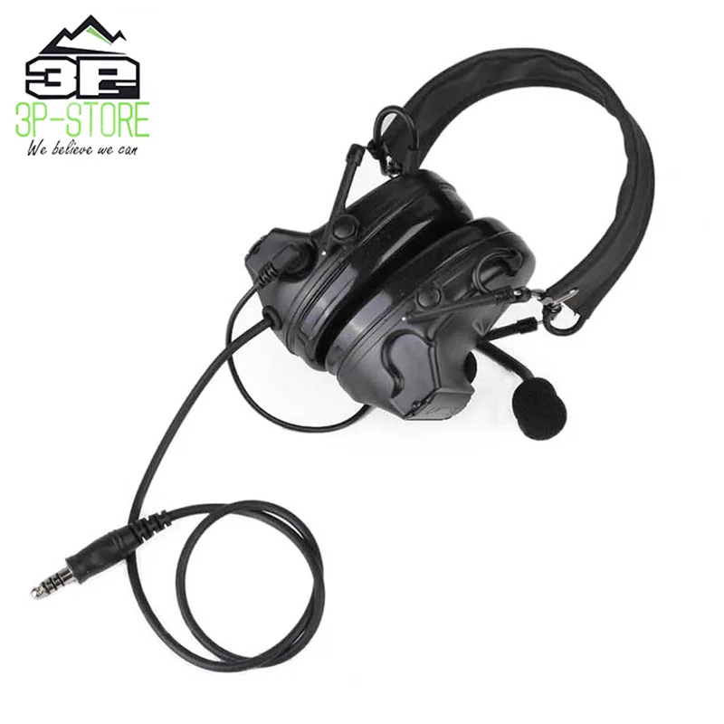 Comtac ii headset radio anti noise headphones with black leather headhand for hunting Z041 BK
Comtac ii headset radio anti noise headphones with black leather headhand for hunting Z041 BK