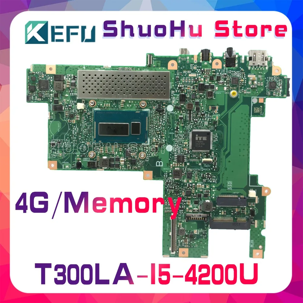 KEFU For ASUS T300LA T300L I5-4200U CPU 4GMemory Laptop Motherboard Tested 100% Work Mainboard
KEFU For ASUS T300LA T300L I5-4200U CPU 4GMemory Laptop Motherboard Tested 100% Work Mainboard