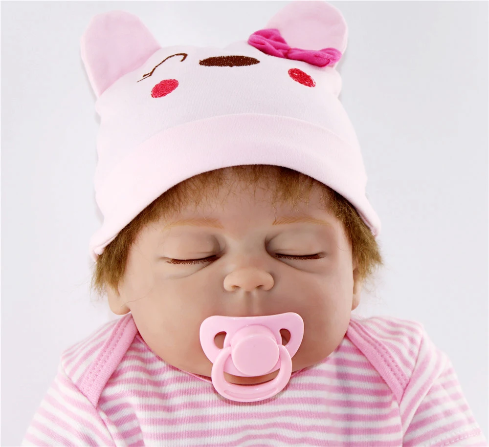 DollMai Reborn girl dolls 22'55cm full body silicone reborn baby girl dolls hair rooted can bathe Bebes reborn menina
DollMai Reborn girl dolls 22'55cm full body silicone reborn baby girl dolls hair rooted can bathe Bebes reborn menina