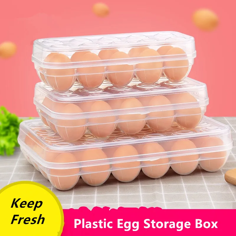 Egg Storage Box Refrigerator Storage Box Egg Tray Plastic Household Egg Grid Kitchen Container
Egg Storage Box Refrigerator Storage Box Egg Tray Plastic Household Egg Grid Kitchen Container