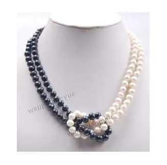 

Бесплатная доставка, качественное модное изображение> красивое ожерелье с белым жемчугом в стиле барокко ЮЖНОГО МОРЯ 10-12 мм, 18 дюймов, AAA
