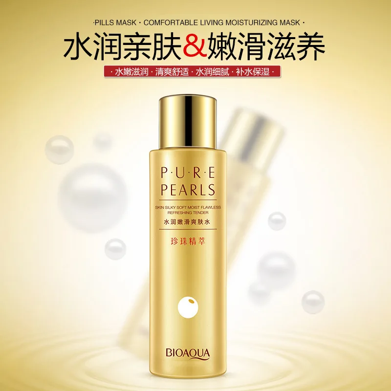 Bioaqua Pure Pearl Essence Toner Moisturizing And Smoothing Toner Nourishing Moisturizing Totion Facial Care 120g
Bioaqua Pure Pearl Essence Toner Moisturizing And Smoothing Toner Nourishing Moisturizing Totion Facial Care 120g