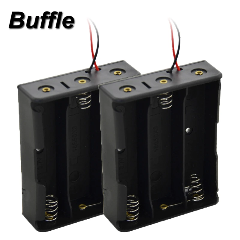 2x 18650 Battery Storage Box 3-Slot Charging Case Series Batteries with 8 Wire Leads 11.1V Line Length 150mm Holder with Pin
2x 18650 Battery Storage Box 3-Slot Charging Case Series Batteries with 8 Wire Leads 11.1V Line Length 150mm Holder with Pin