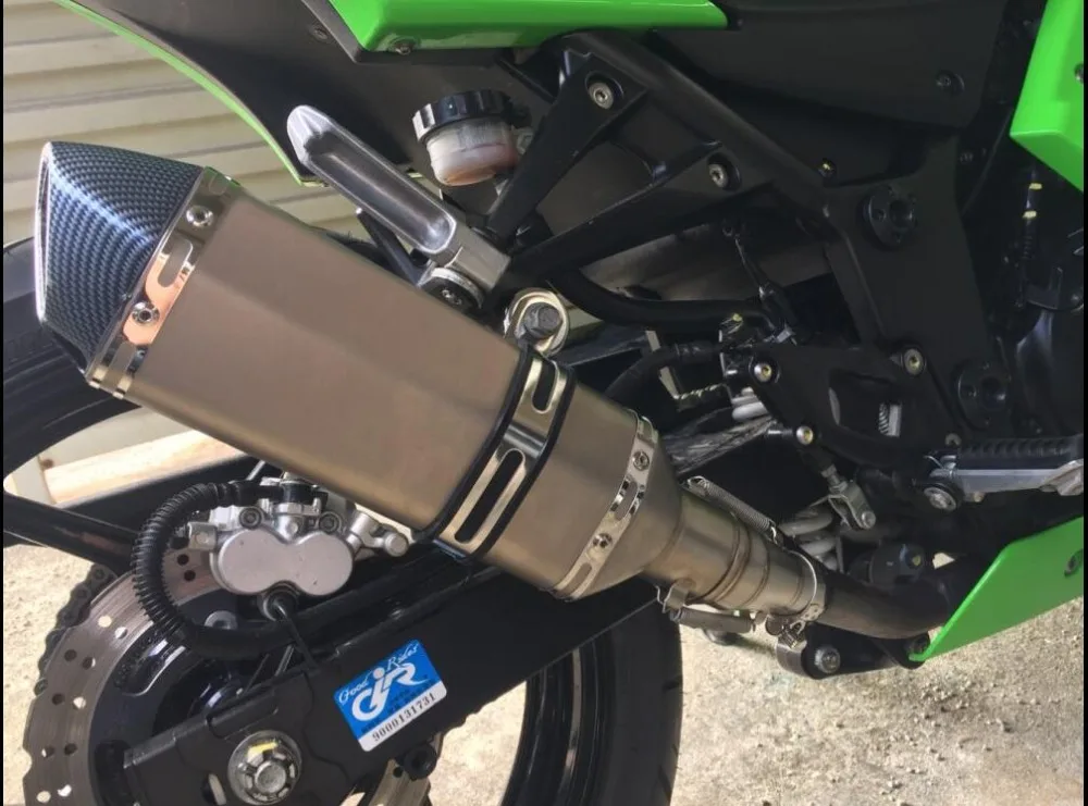 GT Motor - Exhaust System Slip On Muffler Pipe Link middle Pipe Escape Slip-On For Kawasaki Ninja 300 250R Z300 250 2008-2017
GT Motor - Exhaust System Slip On Muffler Pipe Link middle Pipe Escape Slip-On For Kawasaki Ninja 300 250R Z300 250 2008-2017