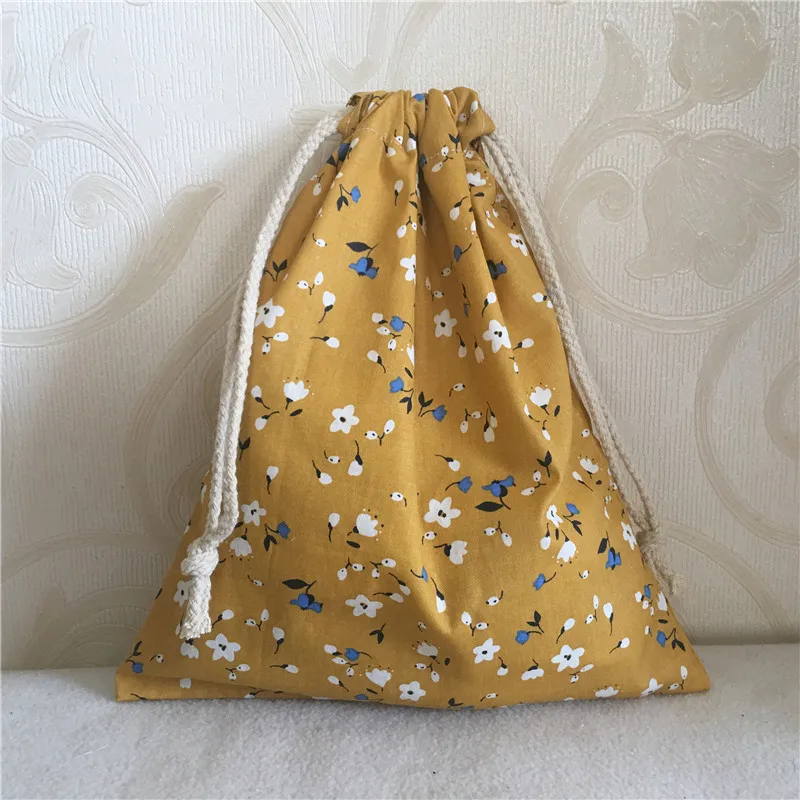 YILE Cotton Twill Drawstring Travel Organizer Bag Party Gift Bag Print Mini Flower Yellow 8705C
YILE Cotton Twill Drawstring Travel Organizer Bag Party Gift Bag Print Mini Flower Yellow 8705C