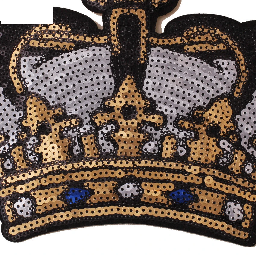 1PCS Crown Sequins Fabric Patch Embroidered Iron on Patches For Clothing DIY Decoration Clothes Stripe Stickers Applique Badge
1PCS Crown Sequins Fabric Patch Embroidered Iron on Patches For Clothing DIY Decoration Clothes Stripe Stickers Applique Badge