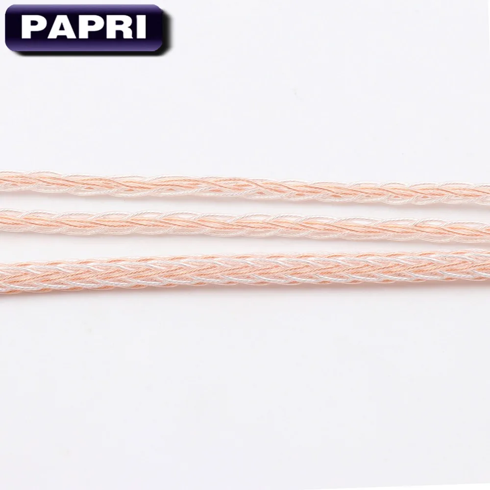 PAPRI 2.5/3.5mm/4.4mm 16 Core OCC Copper Silver Plated 0.78mm 2Pin Earphone Cable Weston WR4 UE KZ ZS5 Headphone Upgrade Cables
PAPRI 2.5/3.5mm/4.4mm 16 Core OCC Copper Silver Plated 0.78mm 2Pin Earphone Cable Weston WR4 UE KZ ZS5 Headphone Upgrade Cables
