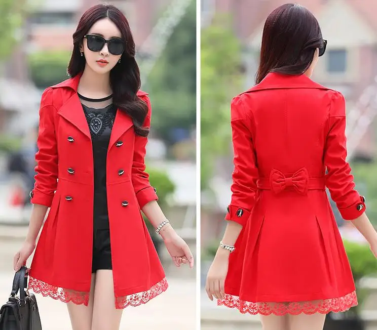 Pop! Autumn Elegant Women New vogue Outerwear Long Design Slim Trench Female Women Khaki Trench And Belt Size M-XXXL G 26
Pop! Autumn Elegant Women New vogue Outerwear Long Design Slim Trench Female Women Khaki Trench And Belt Size M-XXXL G 26