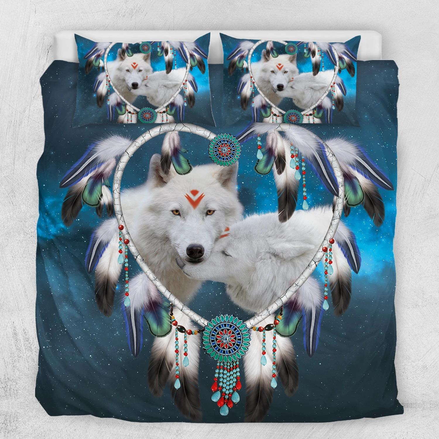 Free Shipping 3D Dog Cartoon Animal Wolf Dreamcatcher Duvet Cover Set Twin/Full/Queen/King Size Bedding Set Wedding Bedroom PX
Free Shipping 3D Dog Cartoon Animal Wolf Dreamcatcher Duvet Cover Set Twin/Full/Queen/King Size Bedding Set Wedding Bedroom PX
