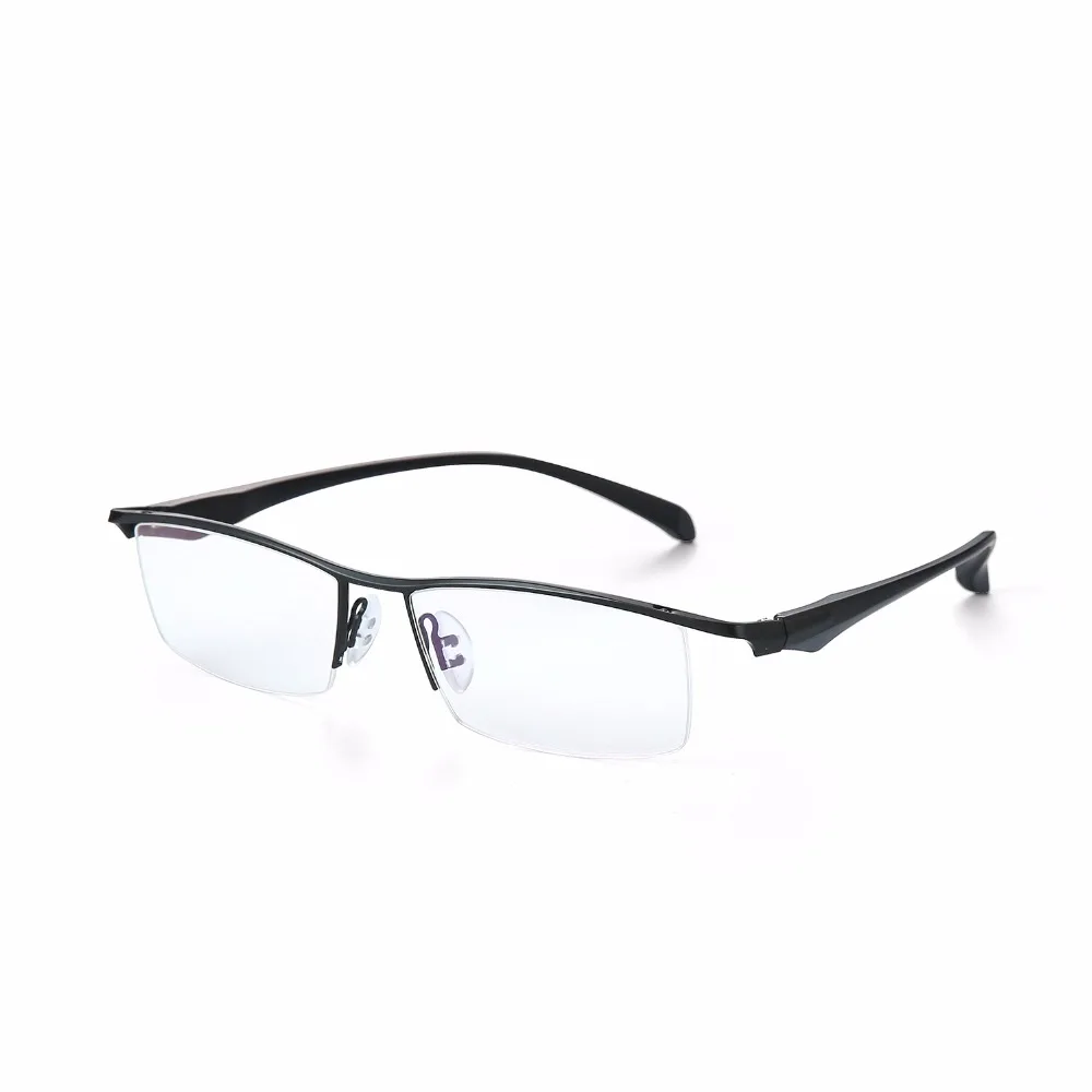 Очки с полуободковой оправой из чистого титана 100% очки титановой оптической gafas