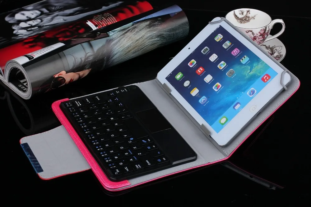 Чехол с клавиатурой сенсорной Bluetooth панелью для lenovo tab s8 планшетный ПК чехол