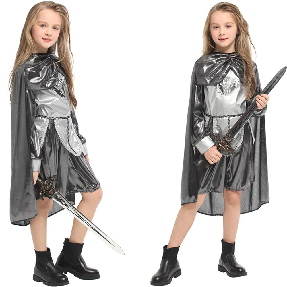 Girls Female Warrior the crusades Cosplay Children Halloween Princess Costumes Carnival Purim Stage play Masquerade party dress
Girls Female Warrior the crusades Cosplay Children Halloween Princess Costumes Carnival Purim Stage play Masquerade party dress