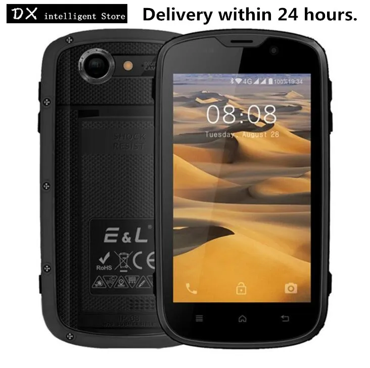 E & L EL W5S 1 ГБ 8 IP68 водонепроницаемый ударопрочный 3g смартфон 4 0 дюймов ips Gorilla glass Android