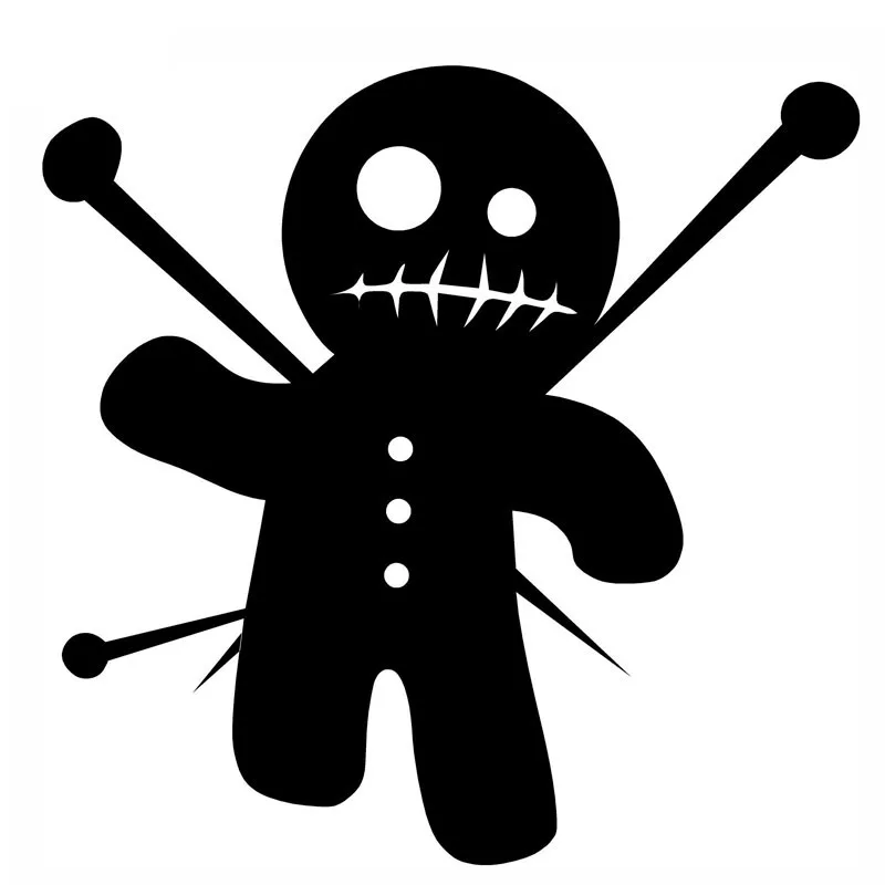 10.2*10CM VOODOO DOLL Car Sticker Motorcycle Decals Waterproof Car Styling Car Accessories C2-0468
10.2*10CM VOODOO DOLL Car Sticker Motorcycle Decals Waterproof Car Styling Car Accessories C2-0468