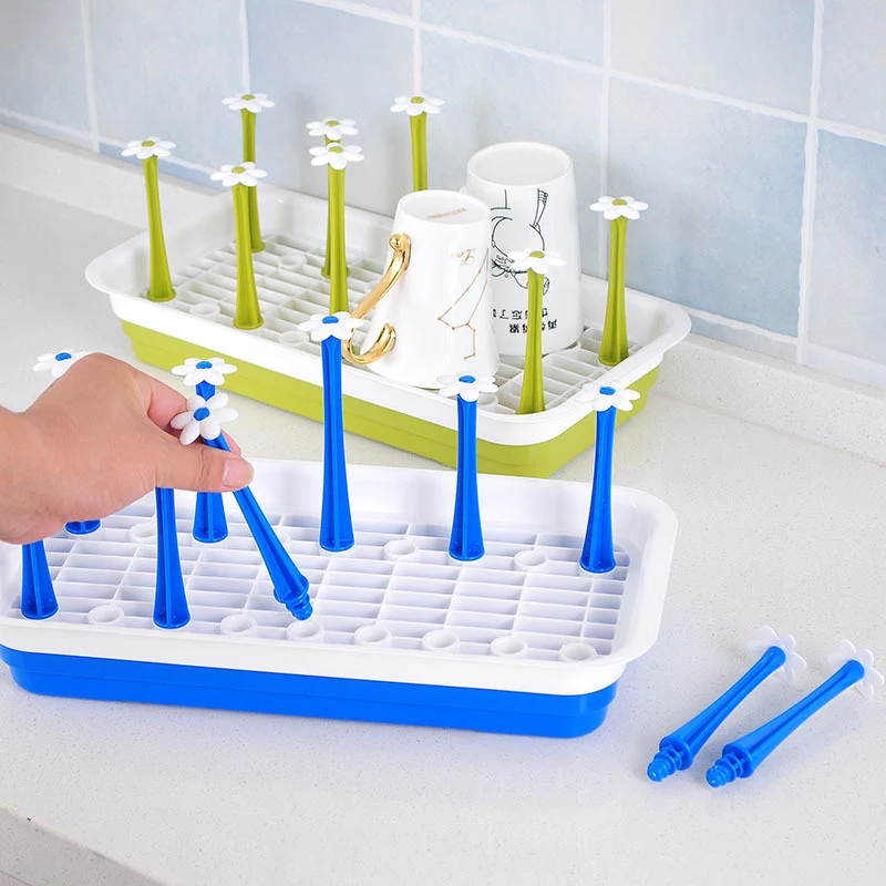 2018 Hot 10 Cups Removable Drying Rack For Cup Holder Kitchen Storage Organizer Glass Water Draining Drying Dish Rack Holder
2018 Hot 10 Cups Removable Drying Rack For Cup Holder Kitchen Storage Organizer Glass Water Draining Drying Dish Rack Holder