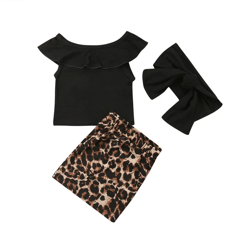 pudcoco 1-6Y Toddler Kids Baby Girl Off Shoulder black t shirt Tops Leopard Sheath Skirt fashion girls Clothes clothing set
pudcoco 1-6Y Toddler Kids Baby Girl Off Shoulder black t shirt Tops Leopard Sheath Skirt fashion girls Clothes clothing set