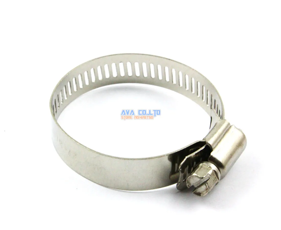 

10 Pieces 27-51mm Stainless Steel Hose Clamp Worm Gear Hose Pipe Fitting Clamp