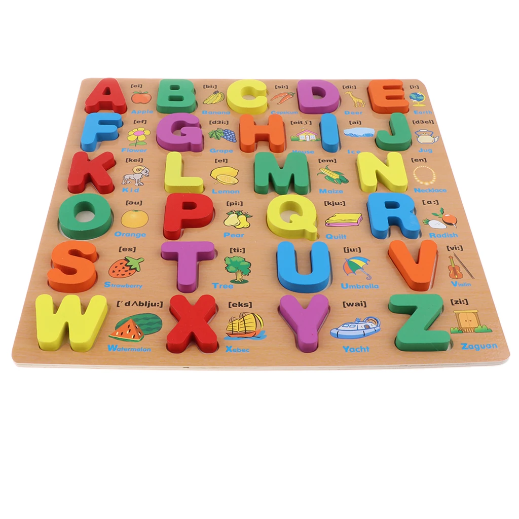 Capital Alphabet Puzzle Board Wooden ABC Puzzles Birthday Gift for Boys Girls Educational Toys Baby Learning Letter
Capital Alphabet Puzzle Board Wooden ABC Puzzles Birthday Gift for Boys Girls Educational Toys Baby Learning Letter
