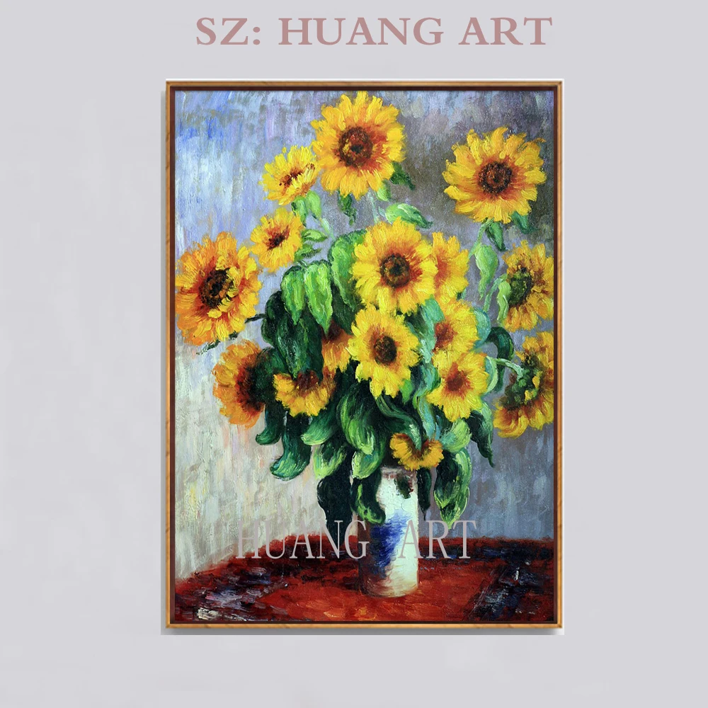 Sunflower, knife modern minimalist impressionist oil painting flowers sitting room hangs a picture, decorate r hall bedroom
Sunflower, knife modern minimalist impressionist oil painting flowers sitting room hangs a picture, decorate r hall bedroom