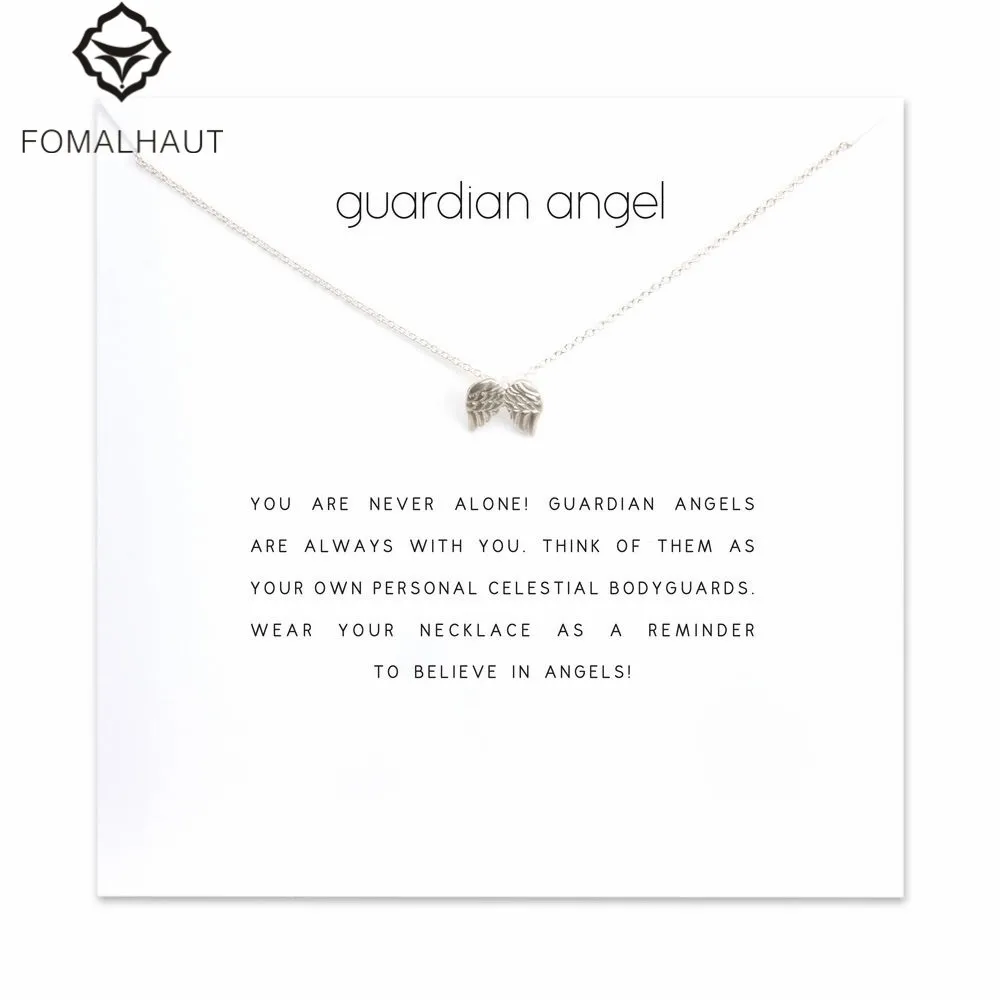 Wing Gold Necklace Angel Wing Pendant Necklace Clavicle Chain Statement Necklace Women Jewelry Best Friend Birthday Gift
Wing Gold Necklace Angel Wing Pendant Necklace Clavicle Chain Statement Necklace Women Jewelry Best Friend Birthday Gift
