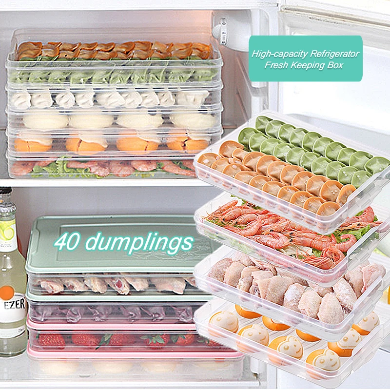 Kitchen Food Storage Container Ravioli Container Egg Fish Seafood Dumpling Storage Box Microwave Refrigerator Food Container
Kitchen Food Storage Container Ravioli Container Egg Fish Seafood Dumpling Storage Box Microwave Refrigerator Food Container