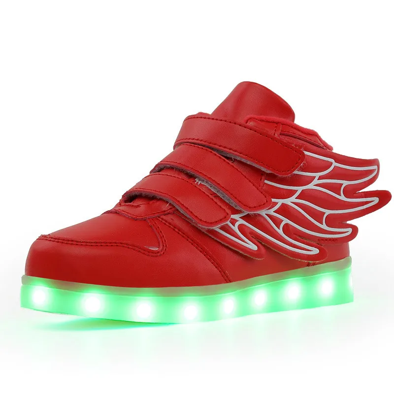 2021 New Spring Kids Shoes Girls USB Charging Glowing Sneakers Fashion Wings Shoes for Boys Luminous Sneaker Children's Shoes
2021 New Spring Kids Shoes Girls USB Charging Glowing Sneakers Fashion Wings Shoes for Boys Luminous Sneaker Children's Shoes