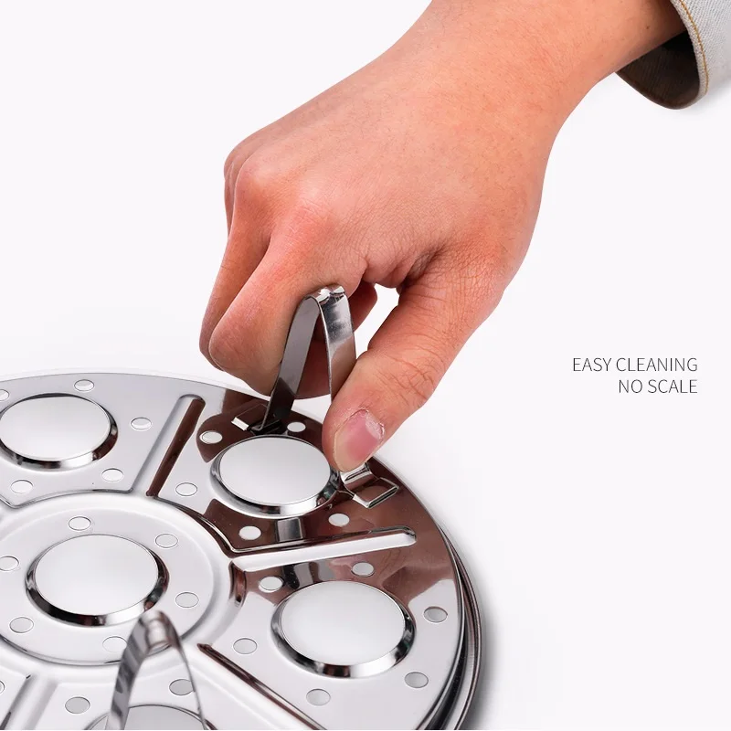 30pcs/lot Multifunction stainless steel 7 Hole steamed egg holder kitchen tool tray paddle stew boiled egg holder
30pcs/lot Multifunction stainless steel 7 Hole steamed egg holder kitchen tool tray paddle stew boiled egg holder