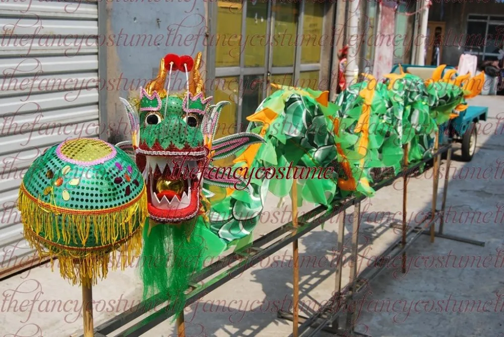 5.5M children size LED lights CHINESE DRAGON DANCE silk Folk Festival Celebration Costume 6 children to play party costume stage
5.5M children size LED lights CHINESE DRAGON DANCE silk Folk Festival Celebration Costume 6 children to play party costume stage