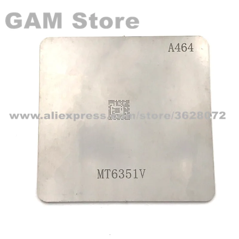 MT6351V BGA Stencil Power IC Chip Reballing Pins BGA Direct Heating Template A464 5 pcs/lot
MT6351V BGA Stencil Power IC Chip Reballing Pins BGA Direct Heating Template A464 5 pcs/lot