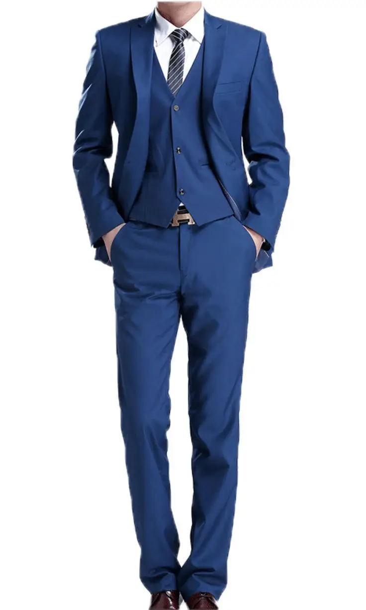 Custom Made Blue Groom Tuxedos Mens Wedding Suits Best Man Suits Formal Blazer C272
Custom Made Blue Groom Tuxedos Mens Wedding Suits Best Man Suits Formal Blazer C272