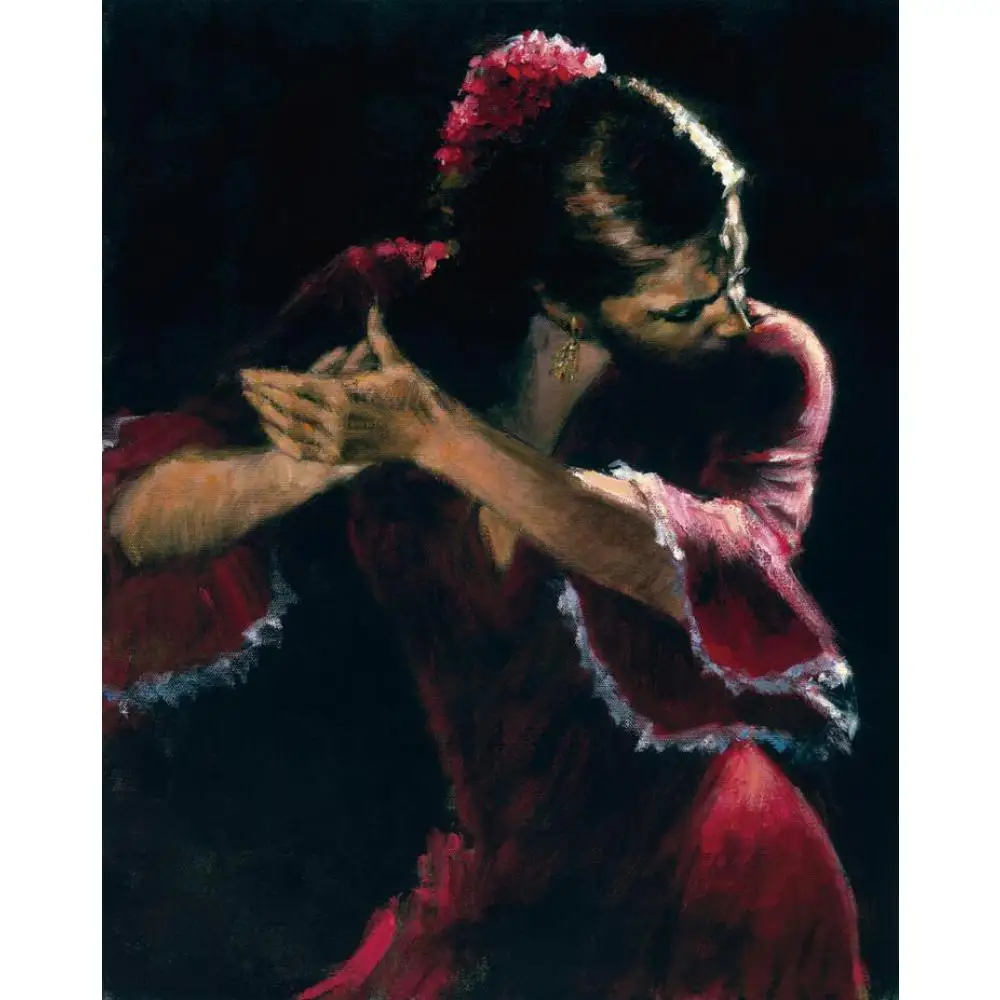 Handmade Oil Paintings Spanish Flamenco Dancer Figurative Canvas Art Woman Artworks For Office Wall Decor Christmas Gift
Handmade Oil Paintings Spanish Flamenco Dancer Figurative Canvas Art Woman Artworks For Office Wall Decor Christmas Gift