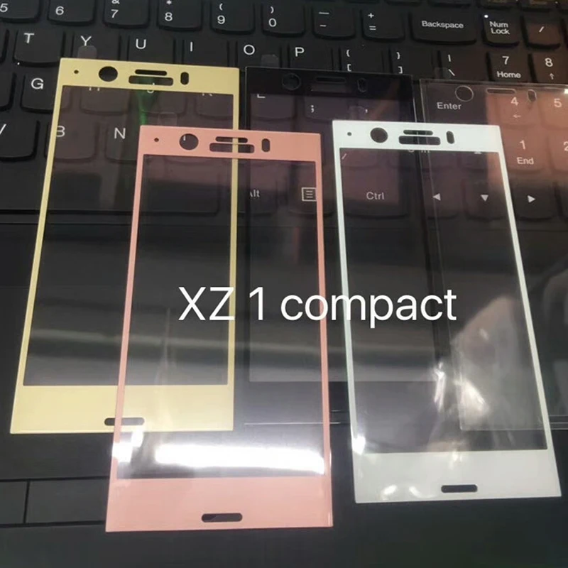 Для Sony XZ1 компактная стеклянная пленка цветное Закаленное стекло Защитная для