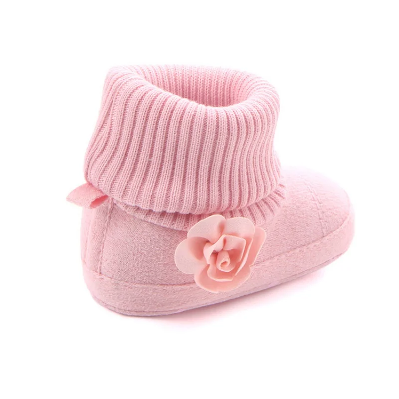 Winter Super Warm Boot With Pink Floral Baby Ankle Snow Boots Infant Crochet Knit Fleece Baby Shoes For Boys Girls
Winter Super Warm Boot With Pink Floral Baby Ankle Snow Boots Infant Crochet Knit Fleece Baby Shoes For Boys Girls