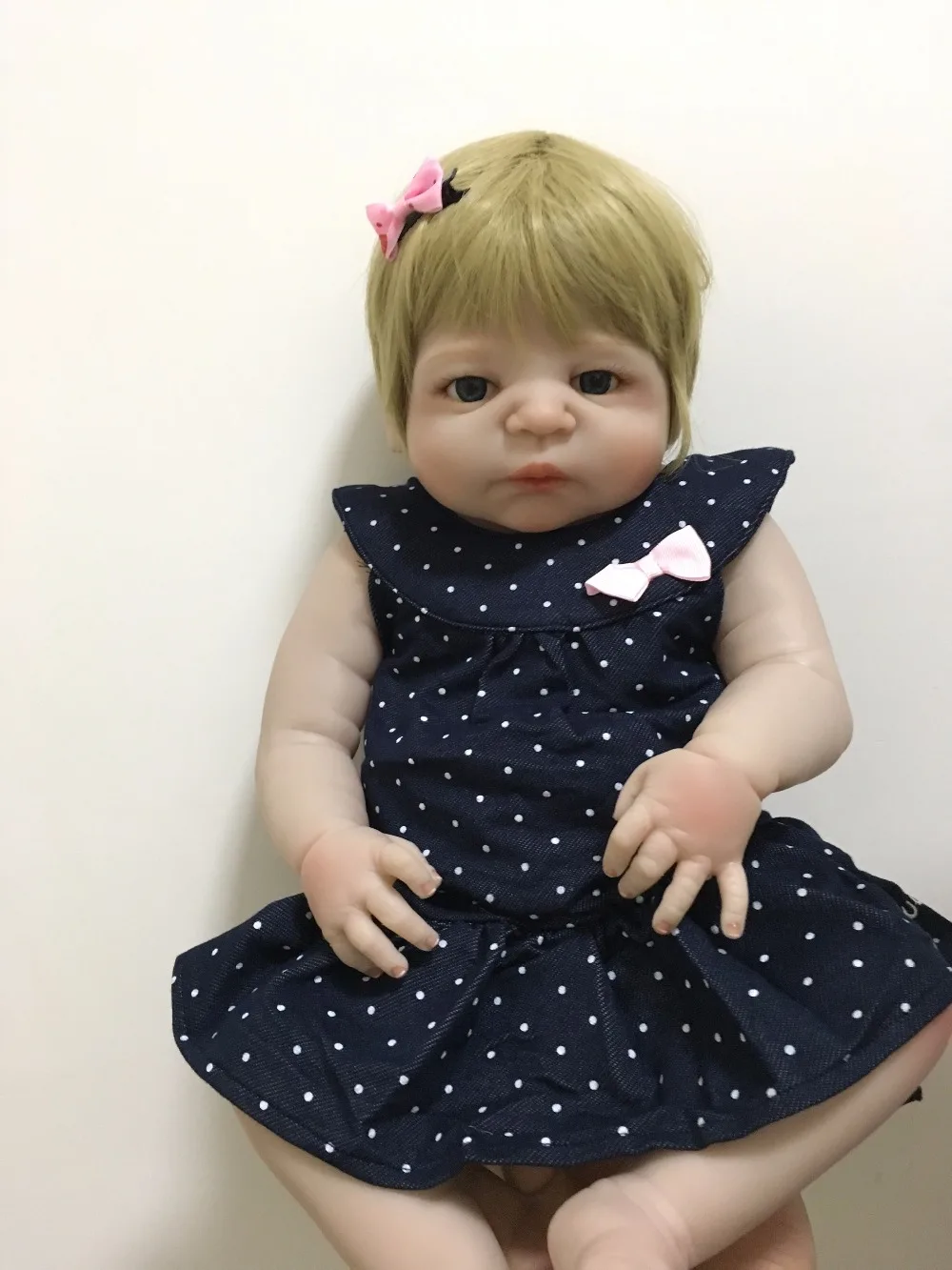 55cm Full Body Silicone Reborn Baby Princess Lifelike 22" Vinyl Bebe Newborn Toddler Girl Dolls Sleeping Bedtime Toy Gift
55cm Full Body Silicone Reborn Baby Princess Lifelike 22" Vinyl Bebe Newborn Toddler Girl Dolls Sleeping Bedtime Toy Gift