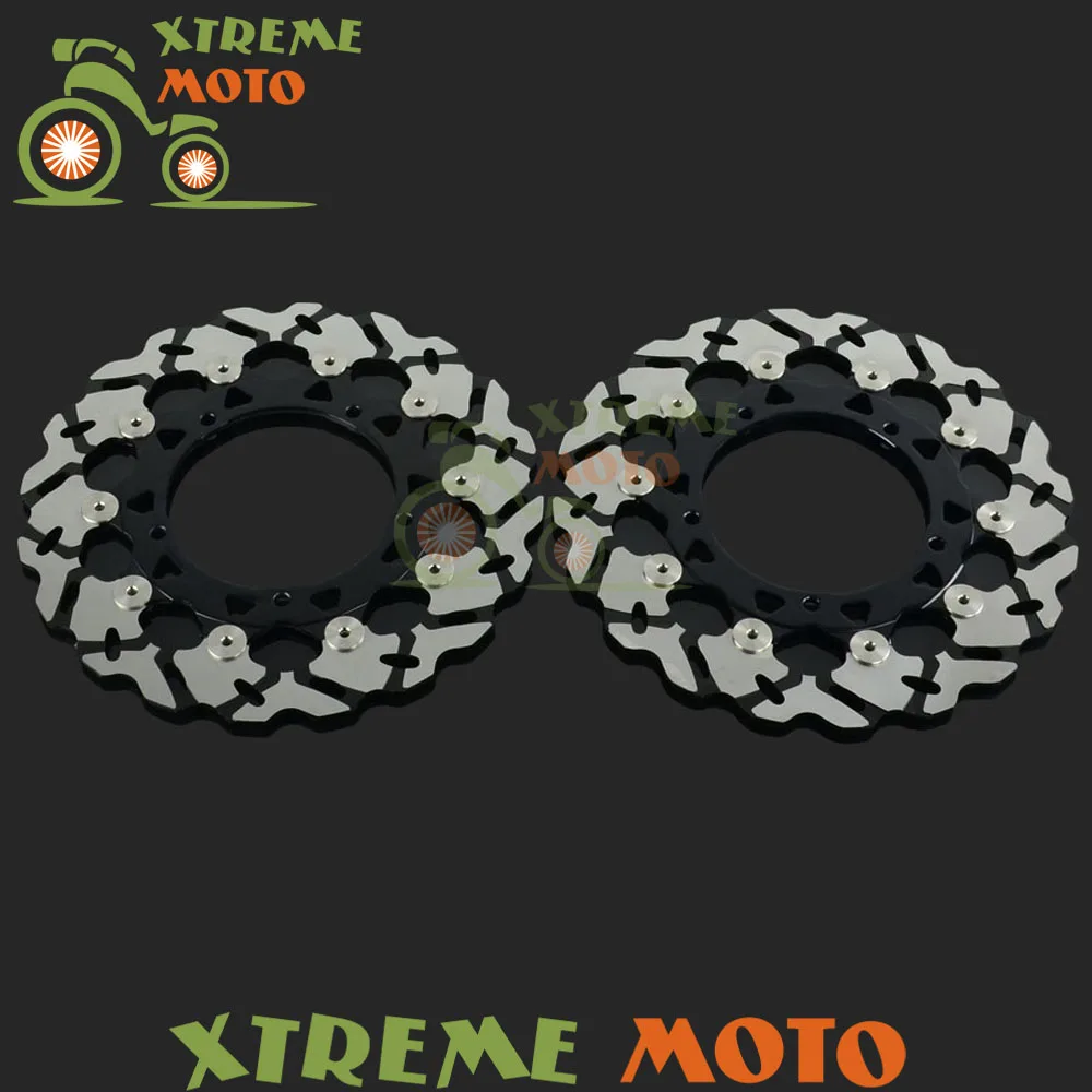 2PCS Black Motorcycle Front Floating Brake Disc Rotor For YZF R1 2007-2014 YZF R6 2006-14 FZ8 Fazer 8 800cc XTZ 1200
2PCS Black Motorcycle Front Floating Brake Disc Rotor For YZF R1 2007-2014 YZF R6 2006-14 FZ8 Fazer 8 800cc XTZ 1200