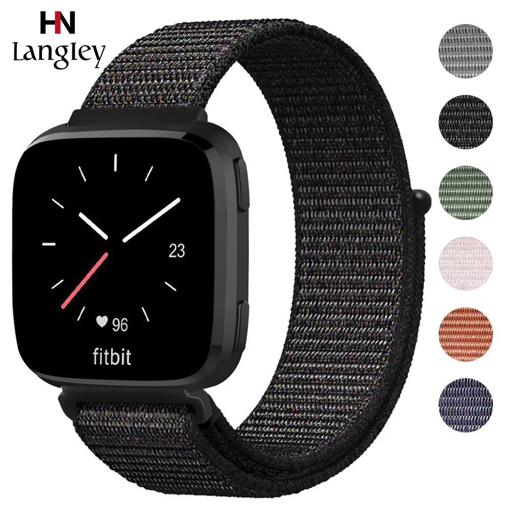 Nylon Adjustable Watchbands For Fitbit Versa Sport Straps Breathable Comfortable Bracelet Watch Bands Watches Accessories
Nylon Adjustable Watchbands For Fitbit Versa Sport Straps Breathable Comfortable Bracelet Watch Bands Watches Accessories