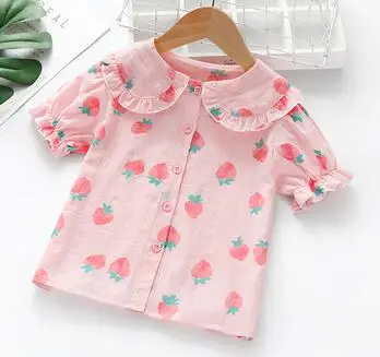 Детская одежда, блузка для девочек, рубашка, топы с коротким рукавом, милая Одежда для девочек, блузка
Детская одежда, блузка для девочек, рубашка, топы с коротким рукавом, милая Одежда для девочек, блузка