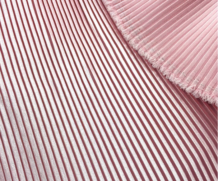 2 meters 150cm 59.05" width pink fine stripe crumple accordion pleated faux silk satin fabric for dress skirt MM303
2 meters 150cm 59.05" width pink fine stripe crumple accordion pleated faux silk satin fabric for dress skirt MM303